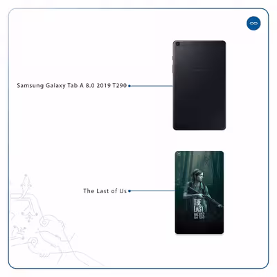 برچسب پوششی ماهوت مدل The Last of Us مناسب برای تبلت سامسونگ Galaxy Tab A 8.0 2019 T290