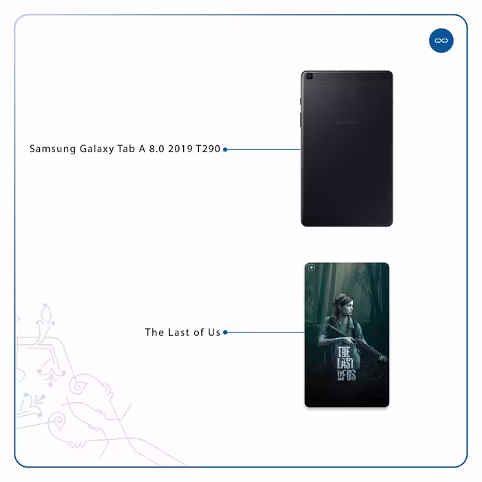 برچسب پوششی ماهوت مدل The Last of Us مناسب برای تبلت سامسونگ Galaxy Tab A 8.0 2019 T290