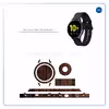برچسب ماهوت طرح Dark-Walnut-Wood مناسب برای ساعت هوشمند سامسونگ Galaxy Watch Active 2 44mm