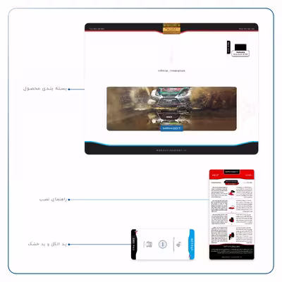 برچسب پوششی ماهوت مدل Rally مناسب برای تبلت سامسونگ Galaxy Tab A7 10.4 LTE 2020 T505