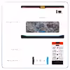 برچسب پوششی ماهوت مدل Earth-White-Marble مناسب برای تبلت سامسونگ Galaxy Tab S6 2019 SM-T860