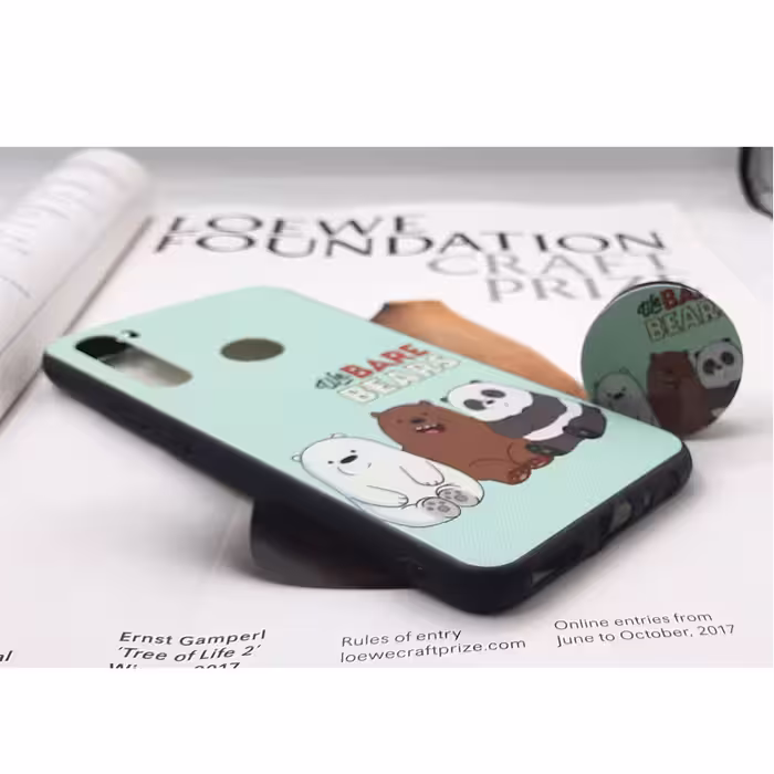 کاور لاین کینگ مدل 3bear مناسب برای گوشی موبایل سامسونگ Galaxy A42 به همراه پایه نگهدارنده
