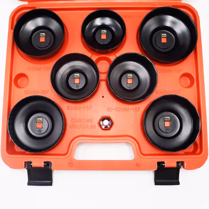 آچار فیلتر روغن مدل بلک بول کد YPL-KASEI015 مجموعه 15 عددی