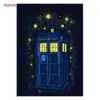 تابلوی ونسونی طرح Space Time Impressionism سایز 50x70