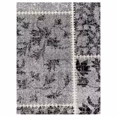 فرش ماشینی ساوین کد 4121 زمینه نقره ای