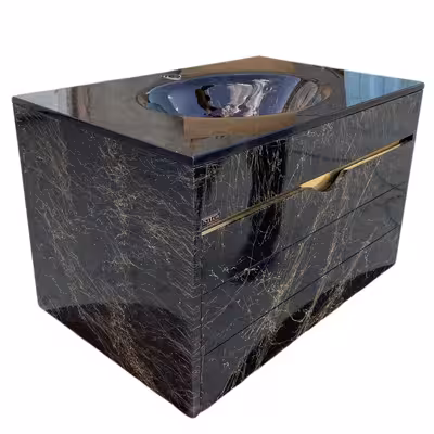  ست کابینت و روشویی سیتکا مدل GL-003/80 به همراه آینه و باکس و اتاژور