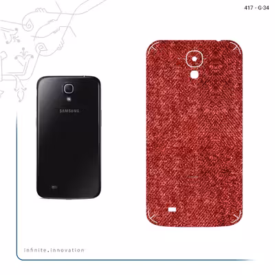 برچسب پوششی ماهوت مدل Fabric Texture 4 مناسب برای گوشی موبایل سامسونگ Galaxy Mega 6.3 I9200