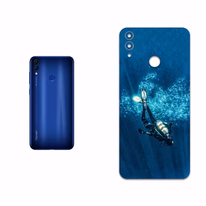 برچسب پوششی ماهوت مدل Scuba Diving مناسب برای گوشی موبایل آنر 8C