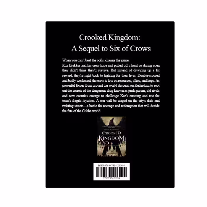 کتاب Crooked Kingdom: A Sequel to Six of Crows اثر Leigh Bardugo انتشارات نبض دانش