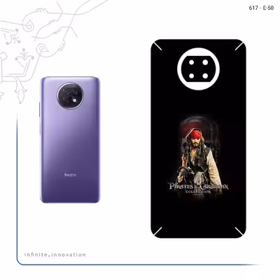 برچسب پوششی ماهوت مدل PIRATES OF THE CARIBBEAN مناسب برای گوشی موبایل شیائومی Redmi Note 9T