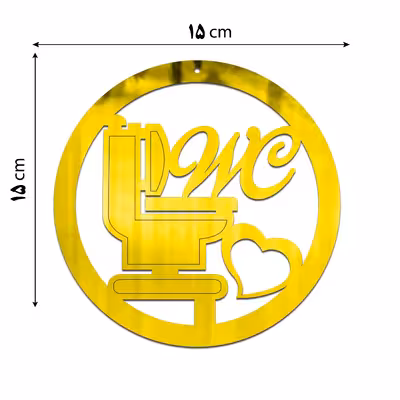 آینه پلکسی گلس دکوماتوس طرح شاه پسند مدل IND103 بسته 2 عددی