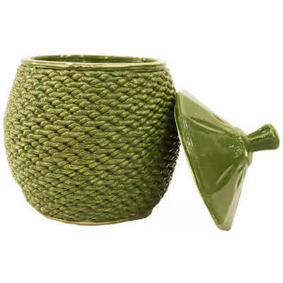 بانکه سرامیکی طرح مشجر به همراه پایه