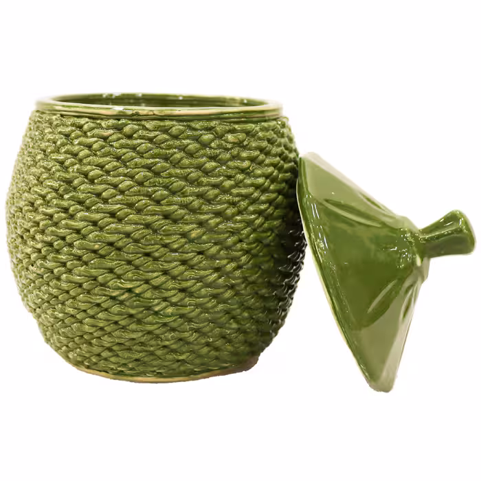 بانکه سرامیکی طرح مشجر به همراه پایه