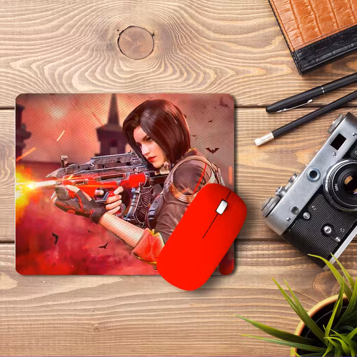 ماوس پد آی تمر مدل پابجی دخترانه کد 94