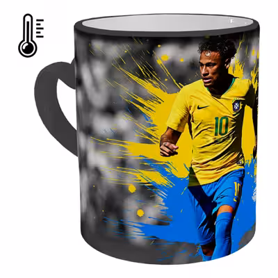 ماگ حرارتی مدل دسته قلبی طرح نیمار کد 47