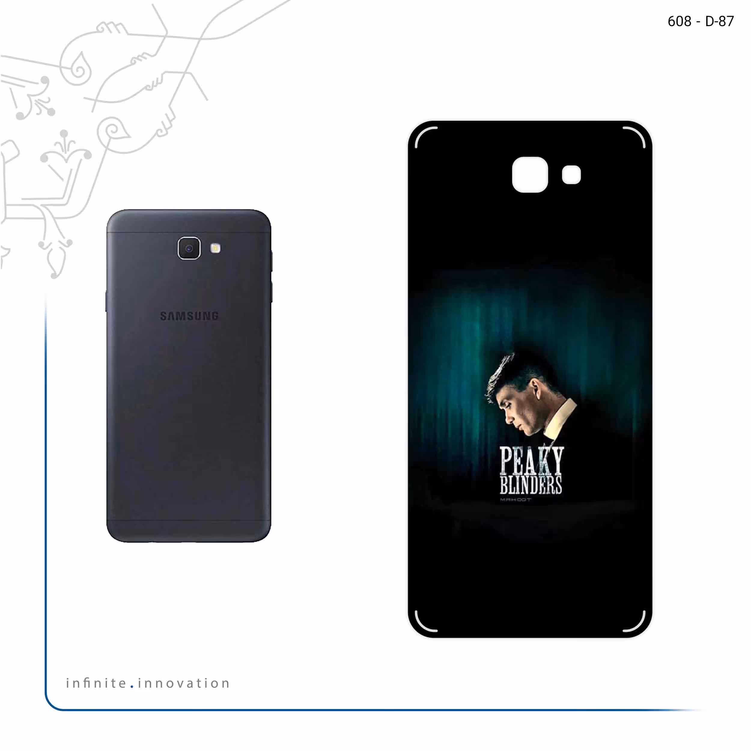 برچسب پوششی ماهوت مدل peaky blinders مناسب برای گوشی موبایل سامسونگ Galaxy J7 Prime