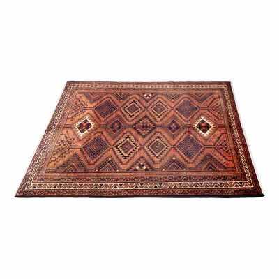 فرش دستبافت شش و نیم متری مدل لری اولاد کد 482363