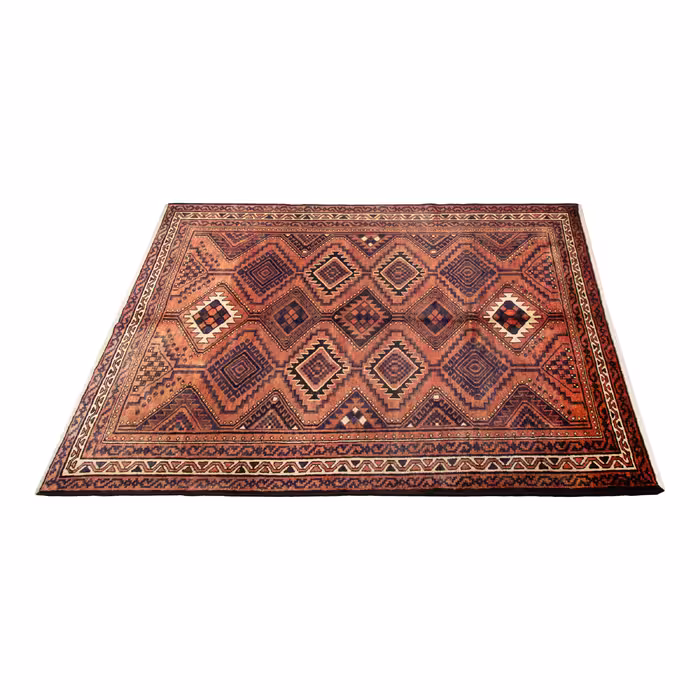 فرش دستبافت شش و نیم متری مدل لری اولاد کد 482363