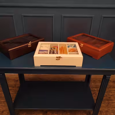  جعبه هدیه مدل 8 پارت چوبی AM