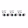 چشم عروسک مدل رزینی 6 میل کد 3 مجموعه 308 عددی