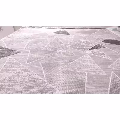 فرش ماشینی زمرد مشهد مدل NO021 زمینه سیلور