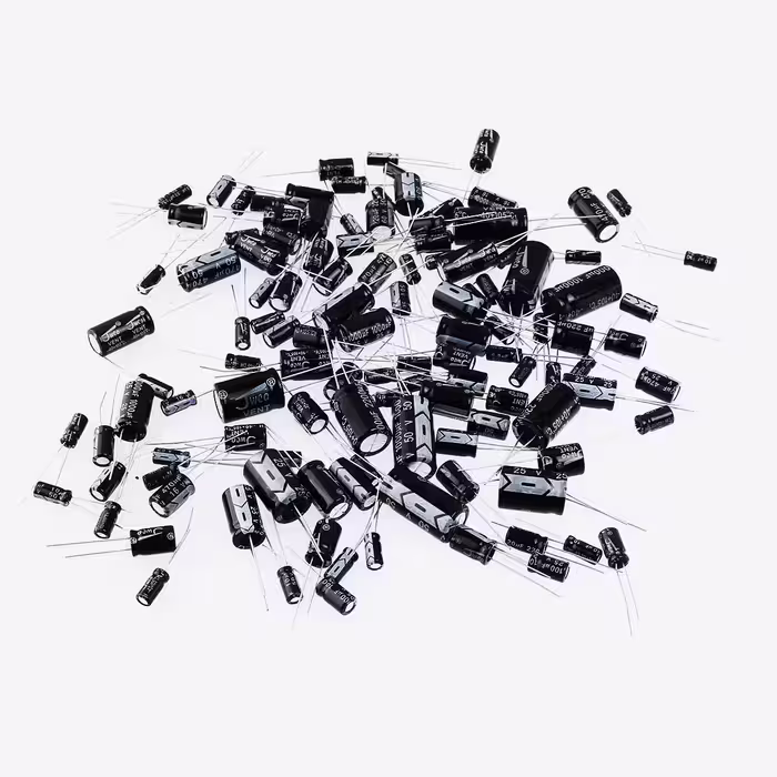 خازن الکترولیت 1000 میکروفاراد جی دبلیو کو مدل 35V بسته 48 عددی