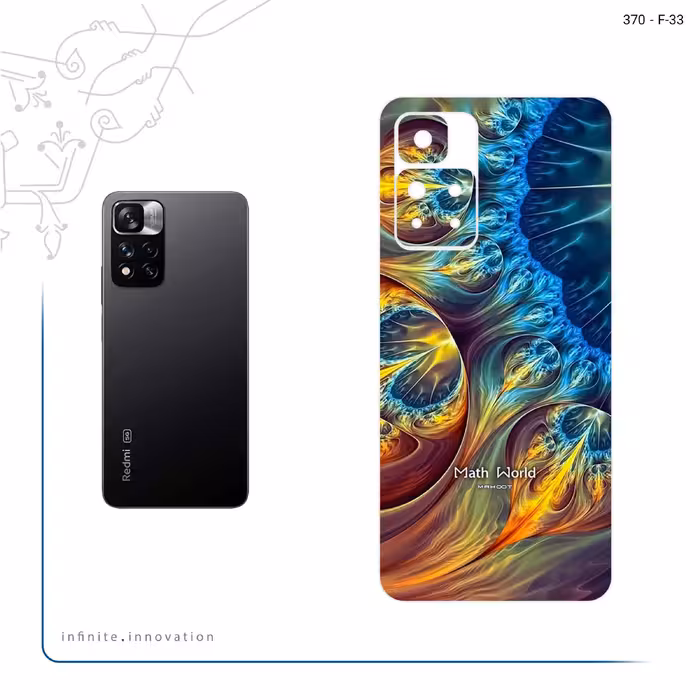 برچسب پوششی ماهوت مدل Mathematical Geometric Shape 8 مناسب برای گوشی موبایل شیائومی Redmi Note 11 Pro Plus 5G