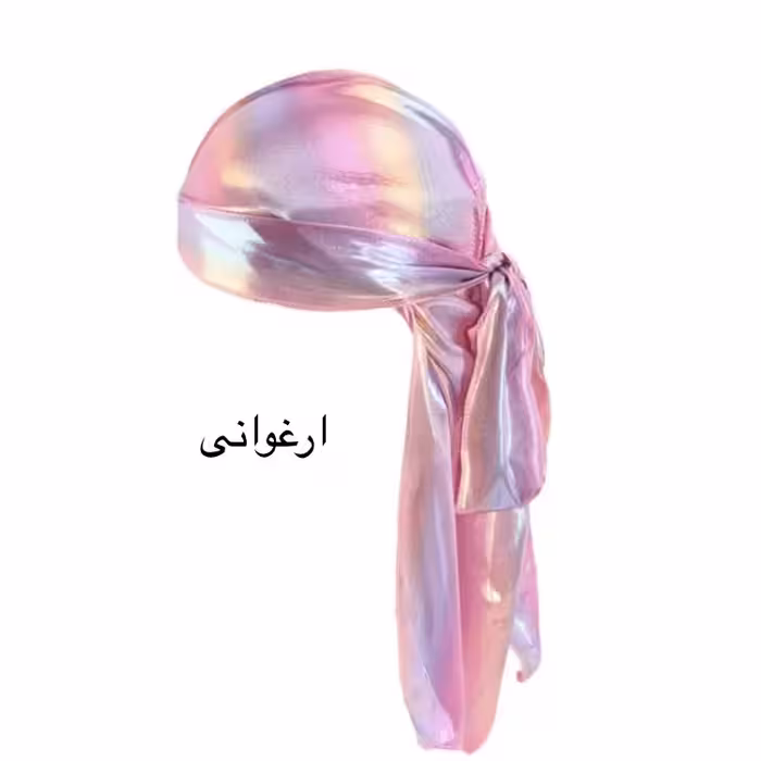 دستمال سر و گردن مدل دورگ ابریشم هولوگرامی