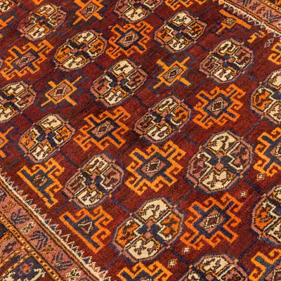 فرش دستبافت دو و نیم متری طرح بلوچ  کد  39.455