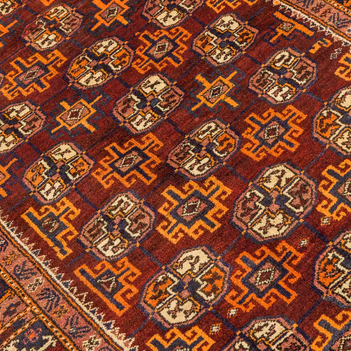 فرش دستبافت دو و نیم متری طرح بلوچ  کد  39.455