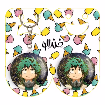 پیکسل خندالو مدل میدوریا ایزوکو انیمه آکادمی قهرمان من کد 11608 به همراه جاکلیدی