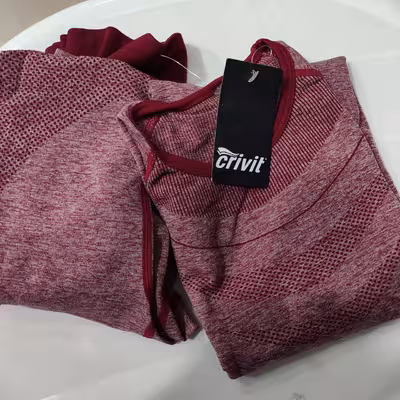 ست تی شرت آستین بلند و لگینگ ورزشی بچگانه کریویت مدل ger555