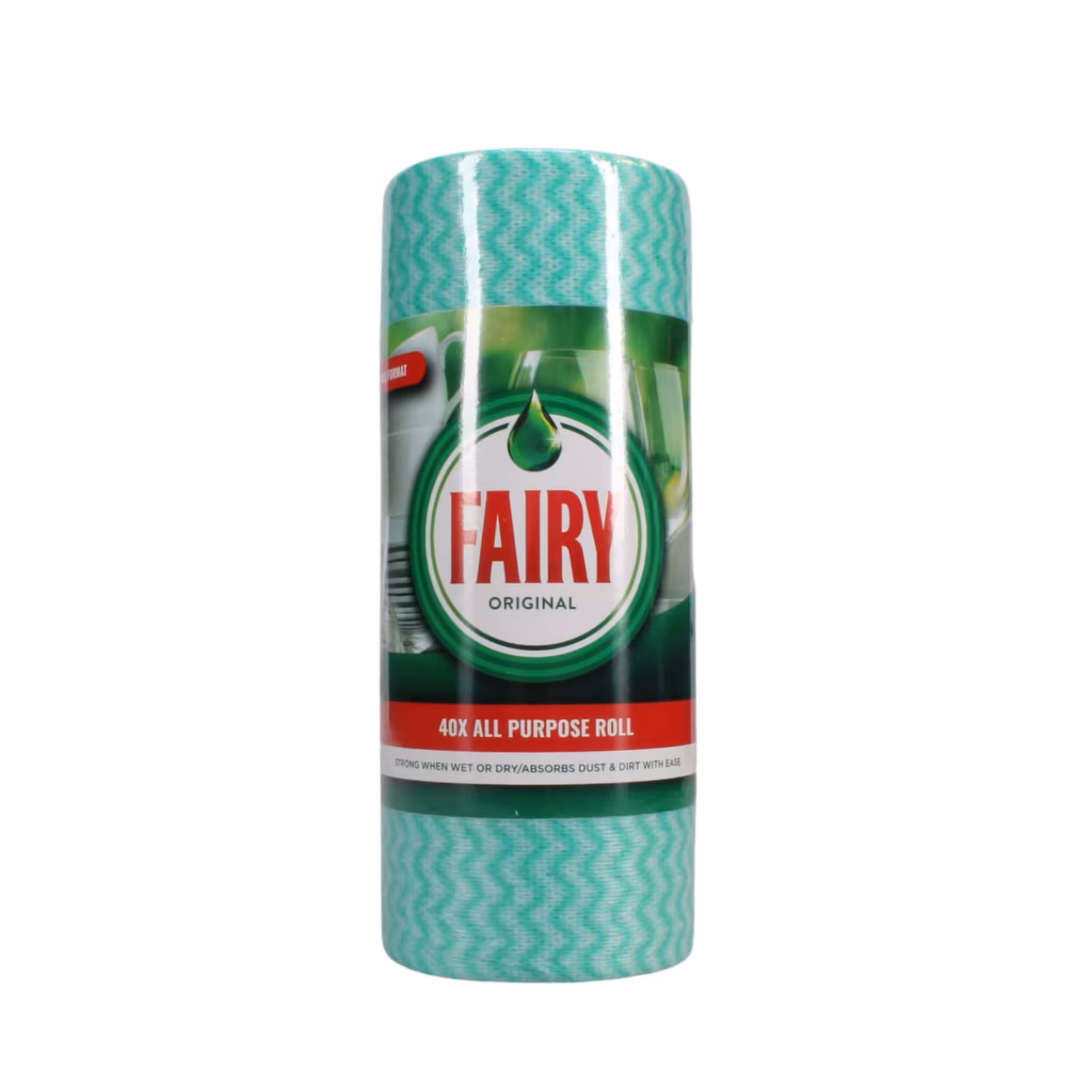 دستمال چند منظوره رول اروپایی فیری اورجینال بسته 40 عددی