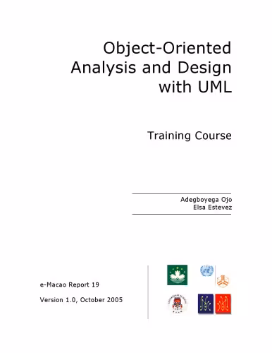 خرید و دانلود نسخه کامل کتاب Object-Oriented Analysis and Design with UML : Training Course