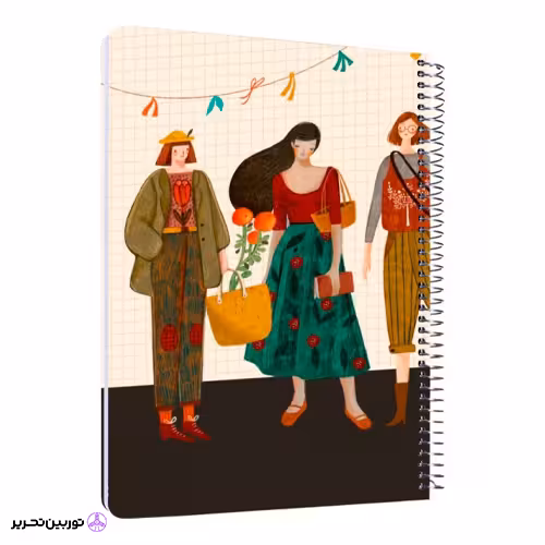 دفتر وزیری سیمی 100 برگ مجلد مستر نوت