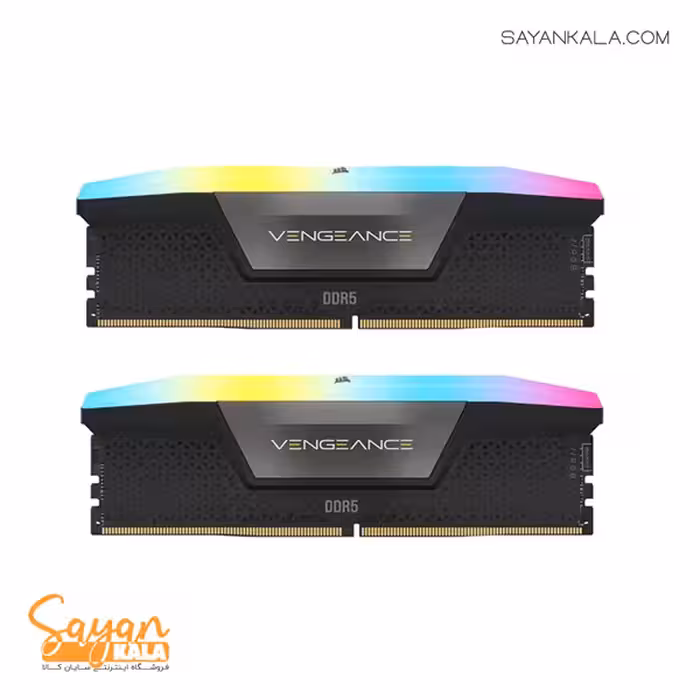 رم دسکتاپ کورسیر مدل RAM CORSAIR VENGEANCE RGB 32GB 6600MHZ RGB CL38