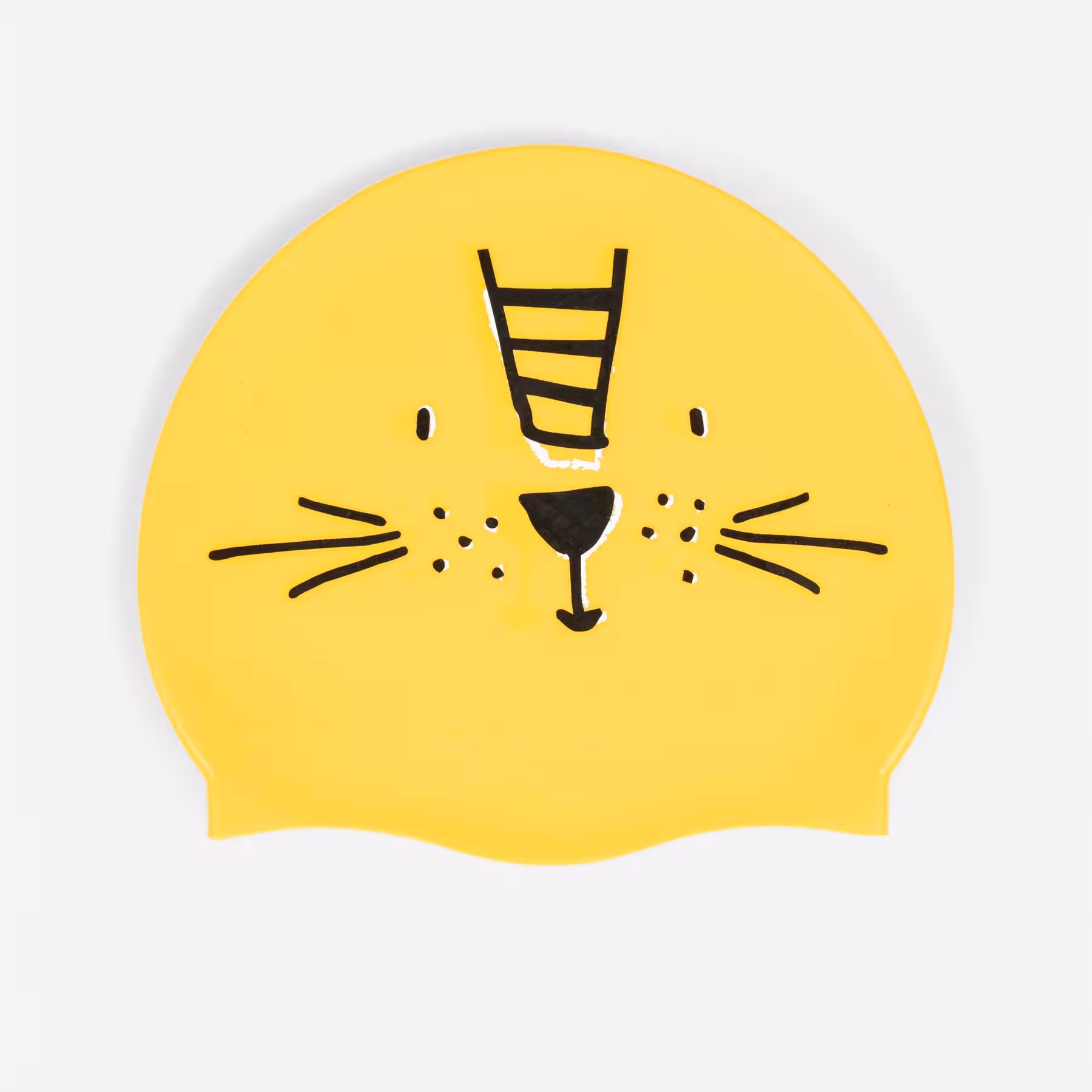 کلاه شنا نابایجی – دکتلون Nabaiji Silicone Swimming Cap – Standard Size – Yellow Lion