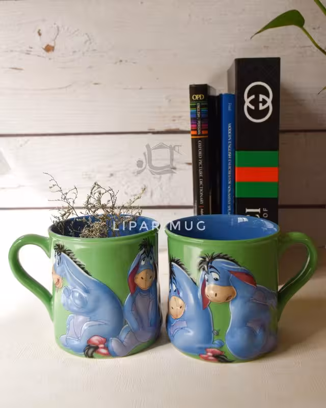 ماگ اورجینال دیزنی طرح ایور بدنه سبز