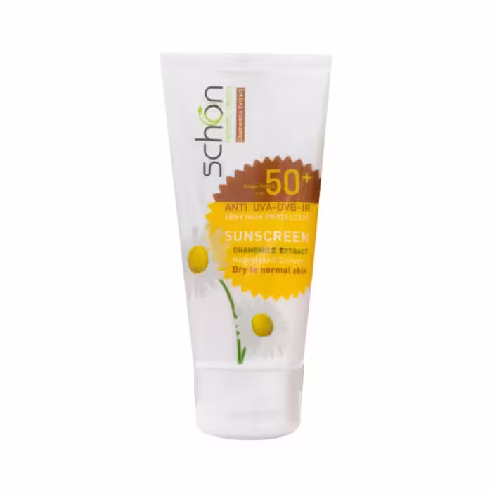 کرم ضد آفتاب SPF 50 پوست خشک تا نرمال رنگی بژ شون