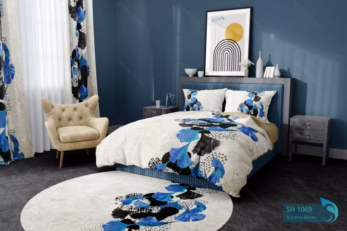 ست روتختی طرح پالونیا دونفره کد SH1069