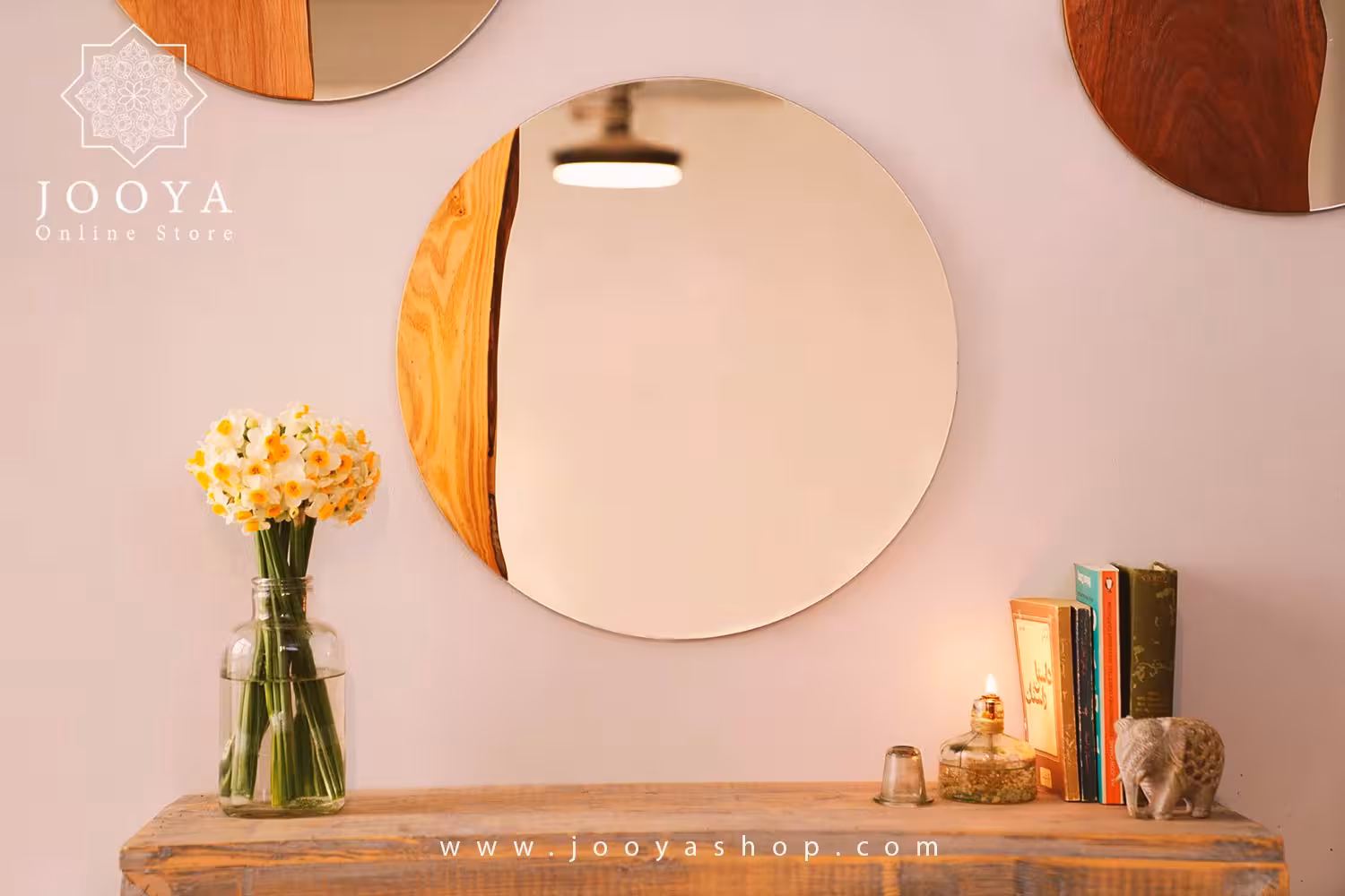 آینه دکوراتیو طرح آلونا