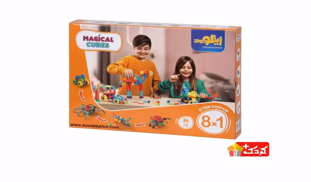 بازی ساختنی مدل مکعب‌ های جادویی 83 قطعه زینگو
