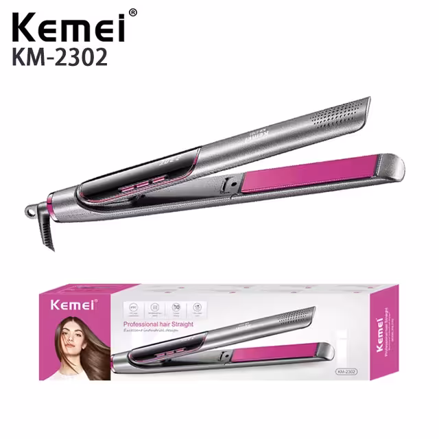 اتو مو دیجیتالی حرفه‌ای کیمی مدل KM-2302