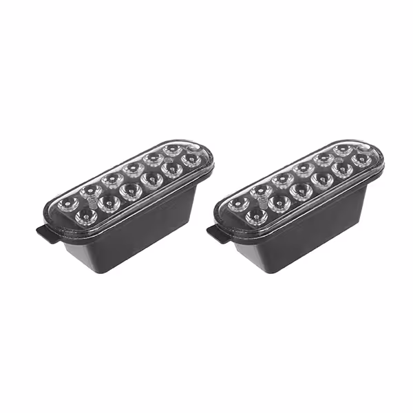 چراغ داخل سپر پراید 12 لنزی (بسته دو عددی)