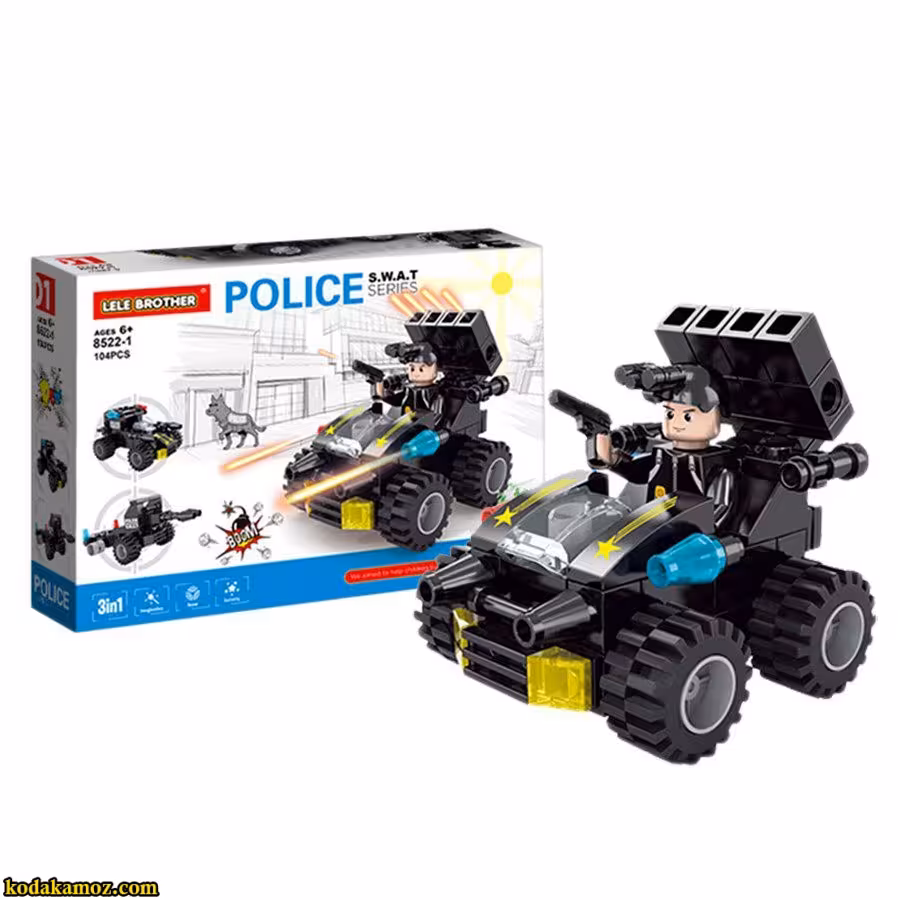 لگو پلیس swat 8522 سری D1