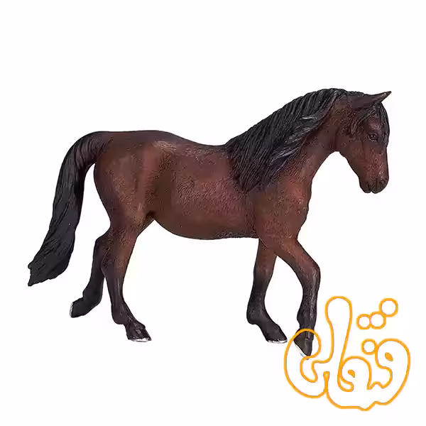 فیگور اسب مورگان نریان قهوه ای موجو Horse Morgan Stallion Brown 381021