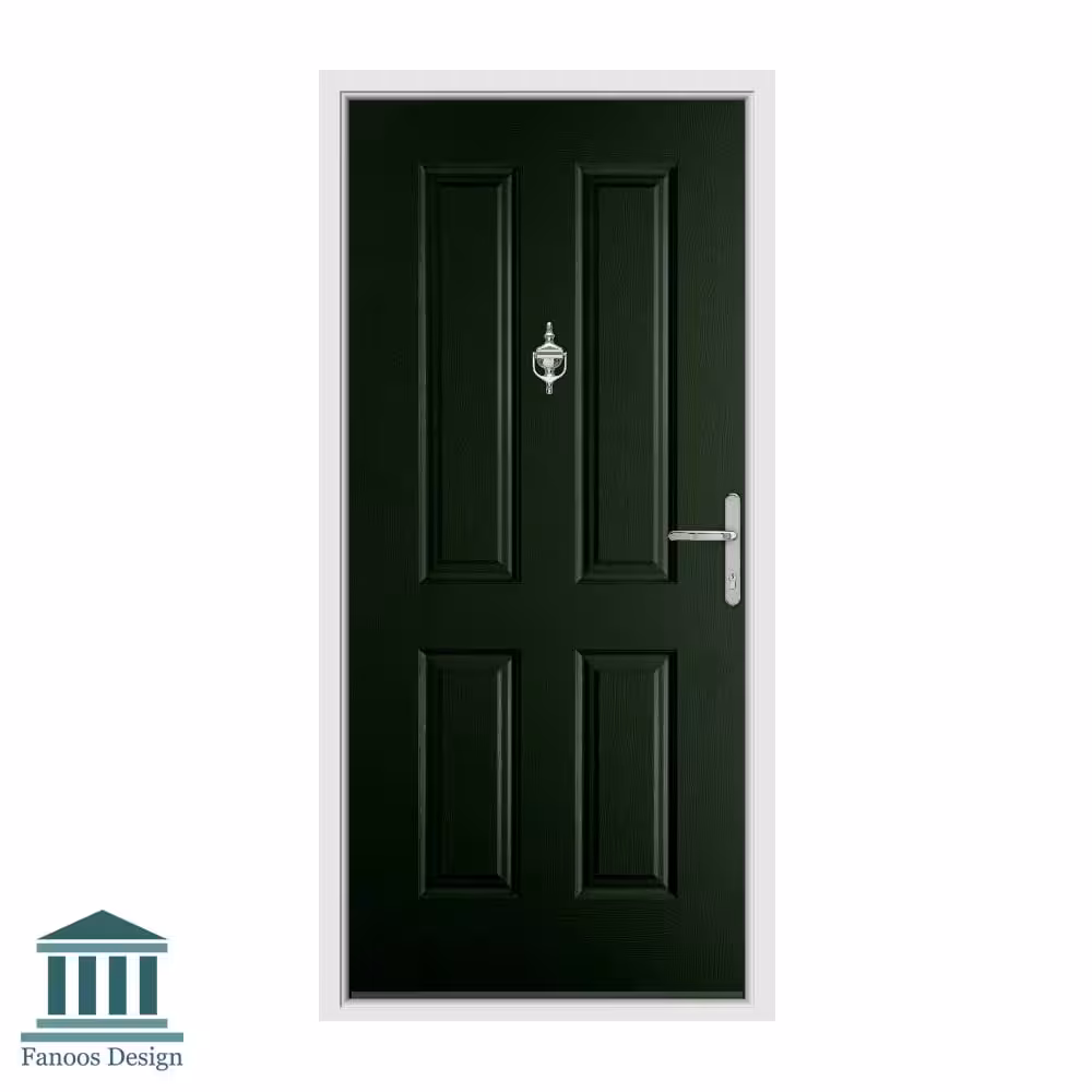 درب ورودی تک لنگه کلاسیک مدل انگلیسی کد 1565