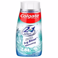 خمیر دندان و دهانشویه کلگیت مدل Icy Blast 2-in-1 Whitening حجم 100 میلی لیتر