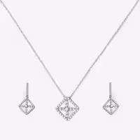 نیم ست طلا 18 عیار زنانه حانیه مدل B1038