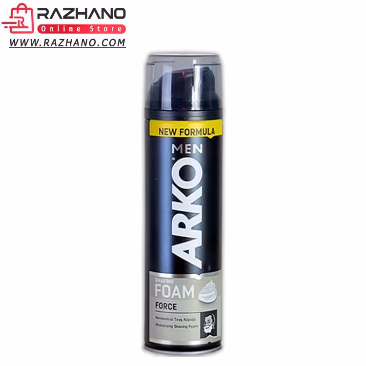 فوم اصلاح آرکو مدل Arko Shaving Foam Force حجم 200 میلی لیتر